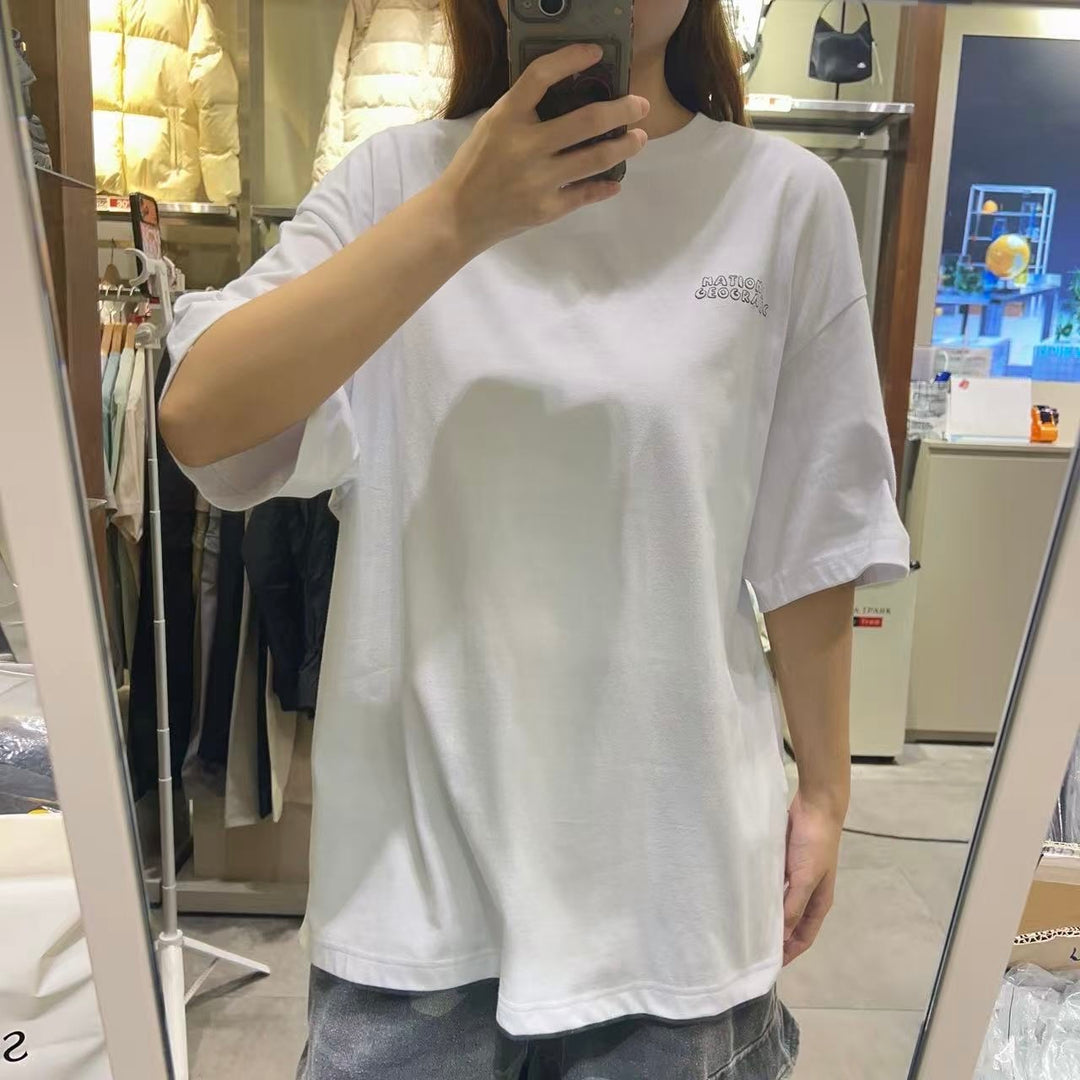 韓國 National Geographic 男女同款 T-Shirt【NG1079】