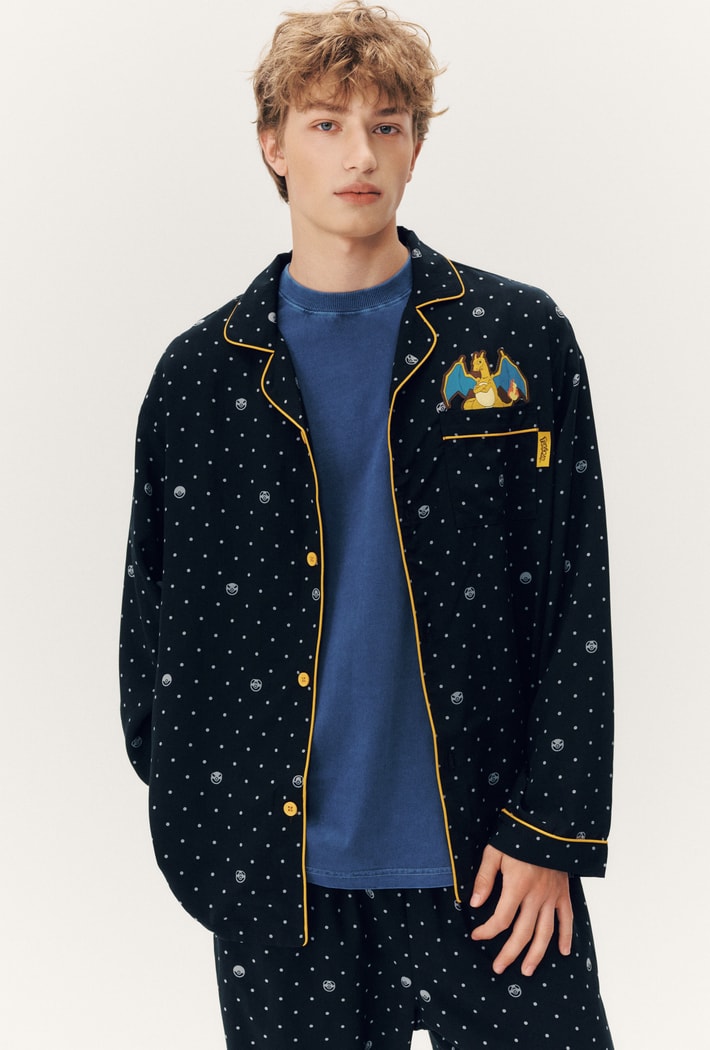 韓國 SPAO Pokemon Long-sleeved Pajamas【SP468】