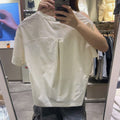 韓國 National Geographic 女款 Women's Frozen Air Semi-Crop Short Sleeve T-shirt (涼爽面料)【NG881】