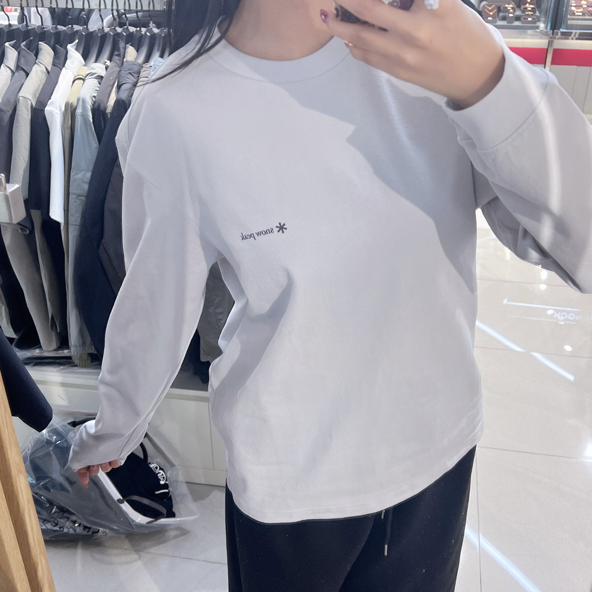 韓國 Snowpeak Sorona Lettering Long Sleeve T-shirt【SN146】