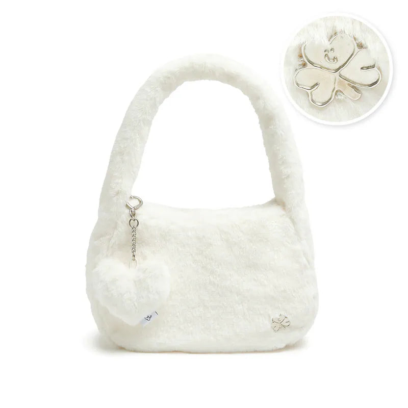 韓國 Mark Gonzales Women's Club Fluffy Handbag【MG140】
