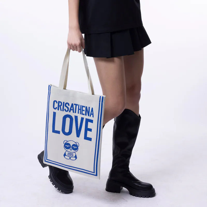 Crisathena Chill Panda Love Tote Bag【SM174】