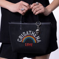 Crisathena Glam RainBow Love Small Tote Bag【SM171】