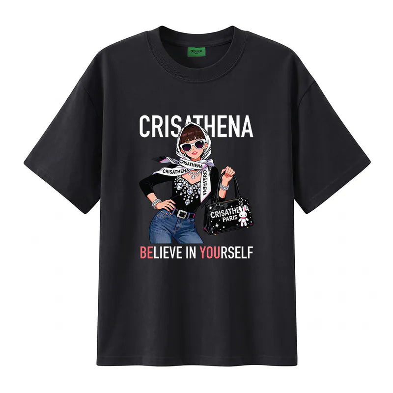 Crisathena Believe In Yourself T-Shirt【SM1843】