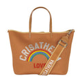 Crisathena Glam RainBow Love Large Tote Bag【SM169】