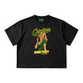 Crisathena 1950s Sparkle Today Crop T-Shirt【SM1840】