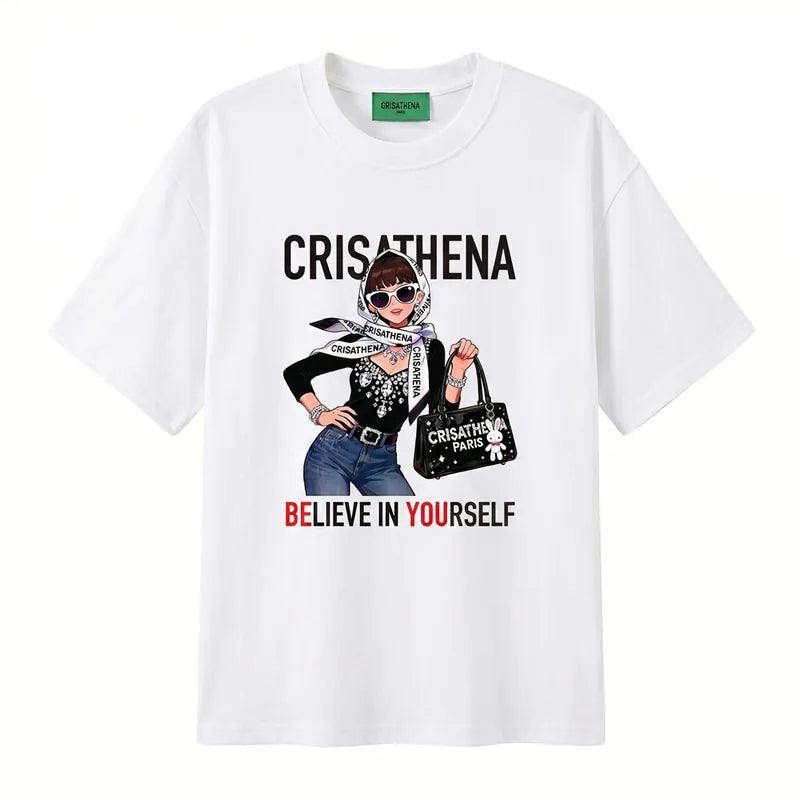 Crisathena Believe In Yourself T-Shirt【SM1843】