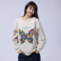 Crisathena Flowers Butterfly Sweatshirt【SM848】