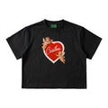 Crisathena Angels Crop T-Shirt【SM1839】
