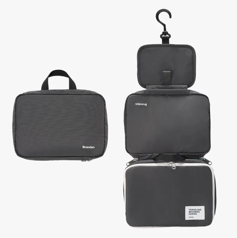 韓國 Branden 旅行可懸掛可擴展 Wash Bag【SM672】