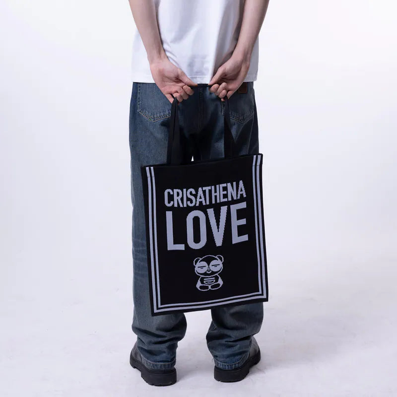 Crisathena Chill Panda Love Tote Bag【SM174】
