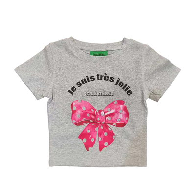 Crisathena Je suis très jolie Short T-Shirt【SM1833】