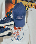 韓國 AKIII Classic Vintage Color Lettering Ball Cap【SM2073】