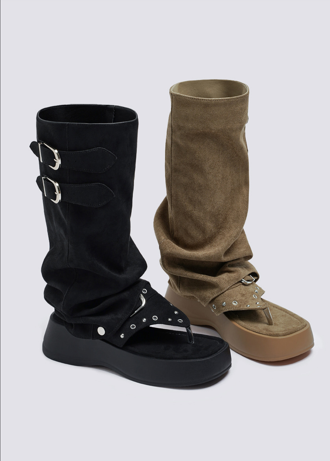 韓國 Chaakan Daryl Two-Way Platform Flip-flop Boots【CN004】