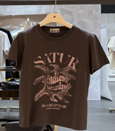韓國 Satur T-shirt【SR389】