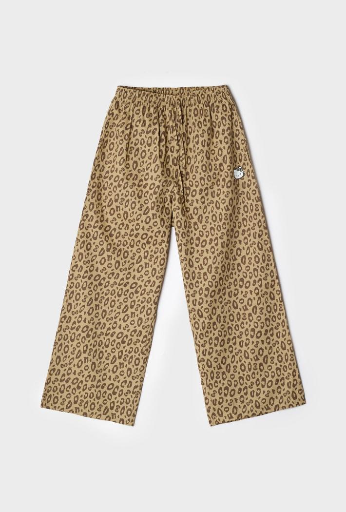 韓國 SPAO Sanrio Characters Hello Kitty Leopard Pajama Pants【SP473】