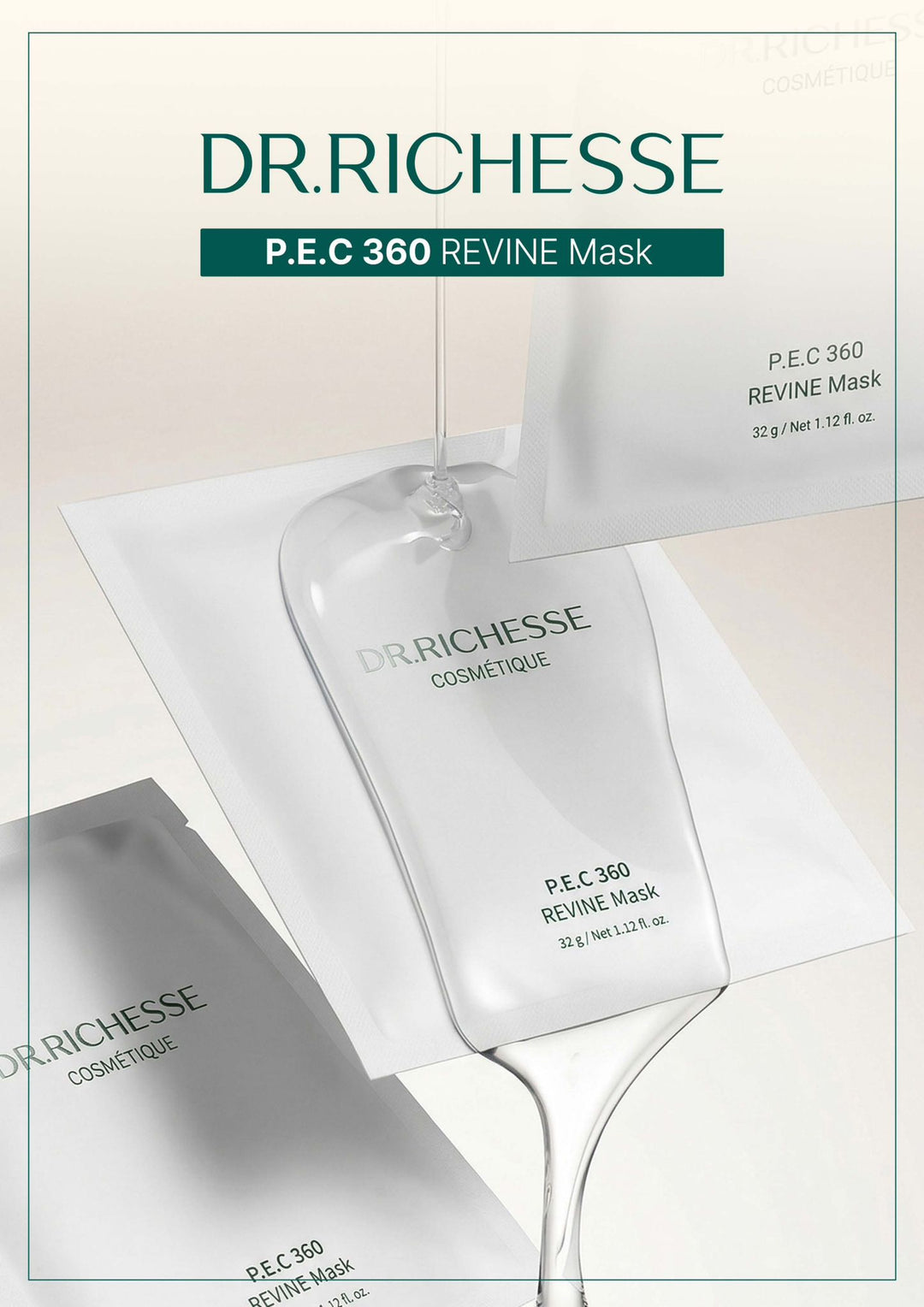 Dr.Richesse Mask Pack 瑞思面膜 (5片/盒)【SM1428】