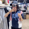 韓國 National Geographic Women's Barely Woven Contrast Short Sleeve Anorak【NG1050】