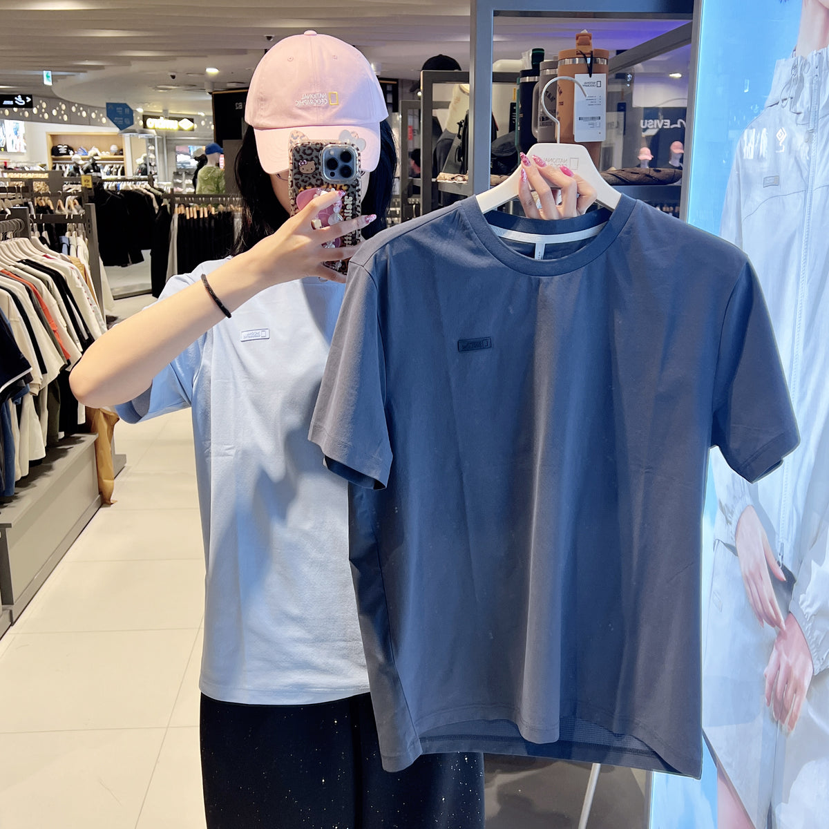 韓國 National Geographic Airflow Contrast Short Sleeve T-shirt【NG975】