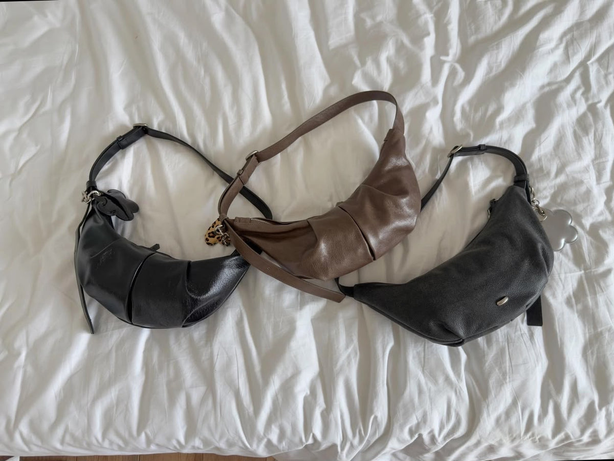 韓國 Bucks & Leather 分身斜挎餃子包【SM2379】