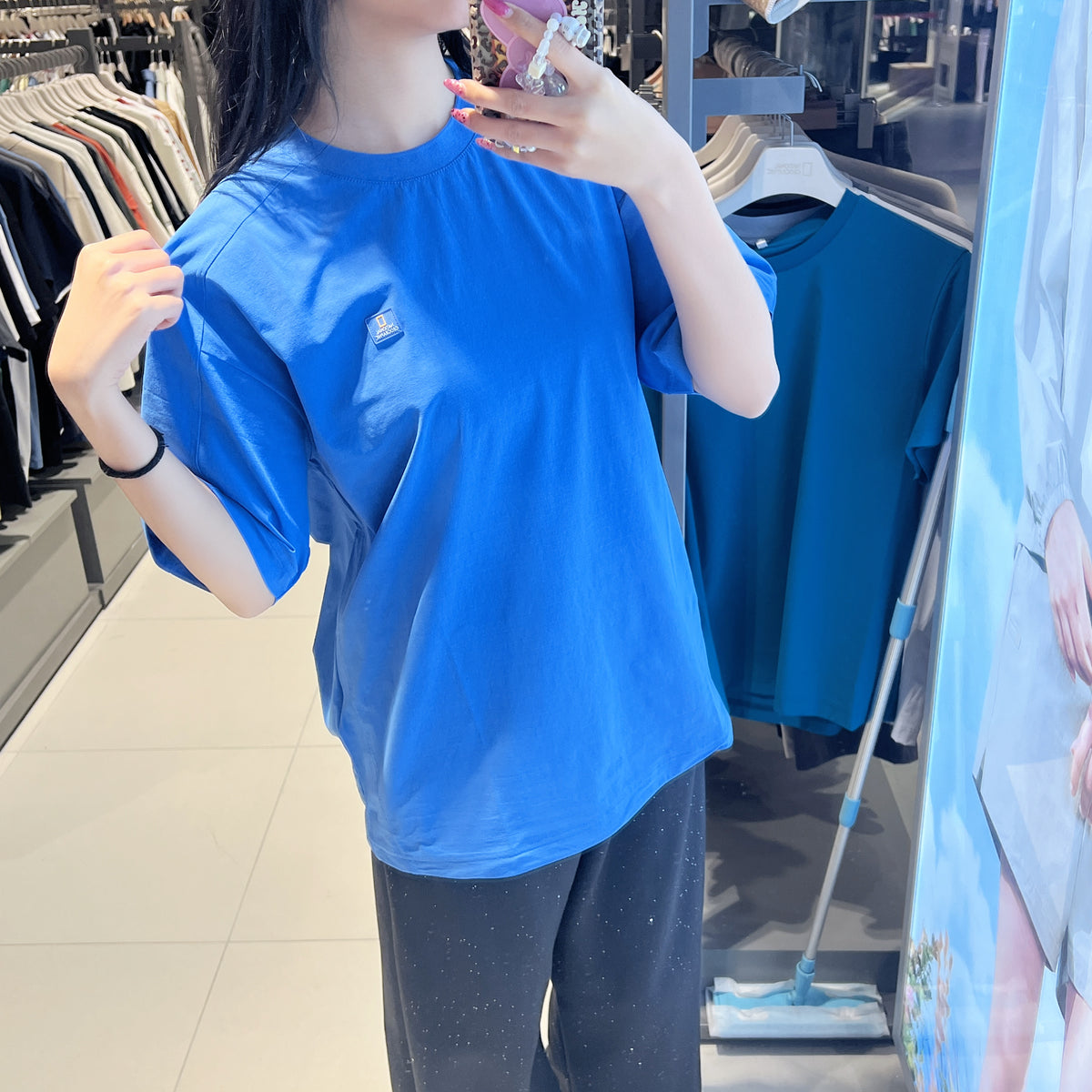 韓國 National Geographic Frozen Air Semi-Overfit Short Sleeve T-shirt【NG978】