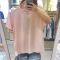 韓國 National Geographic 女款 Women's Caster CoolMax Eco Earth Graphic Semi-Oversized Fit Short Sleeve T-shirt (涼爽面料)【NG884】