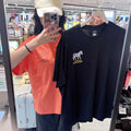 韓國 National Geographic Unisex Ratel Regen Animal Silhouette Graphic Semi-Overfit Short Sleeve T-shirt【NG863】