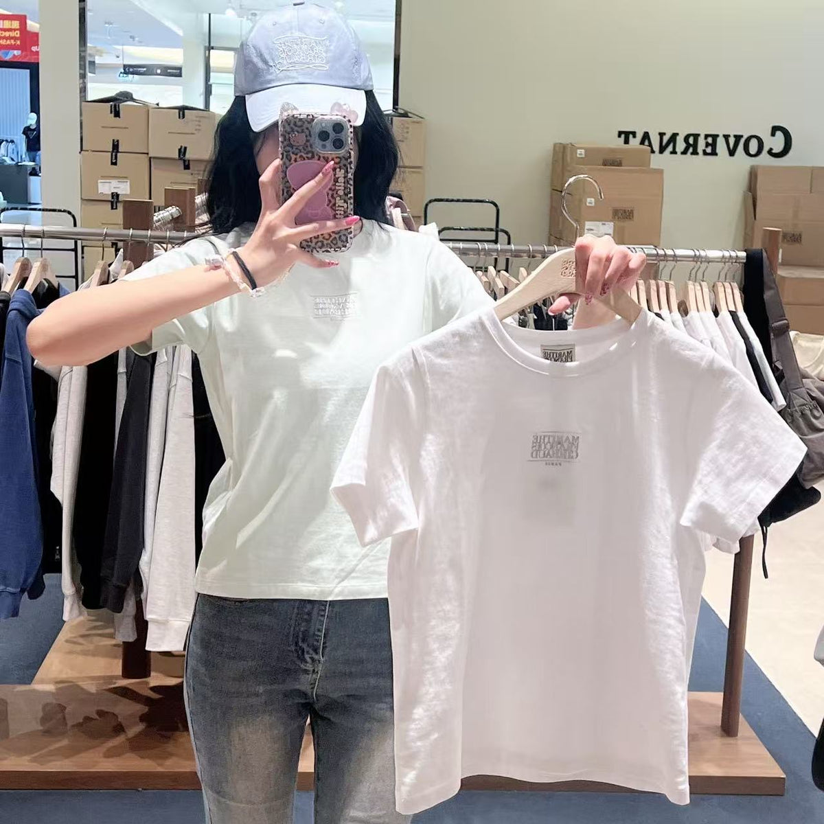 韓國 Marithe Francois Girbaud W Small Classic Logo Tee【MD150】