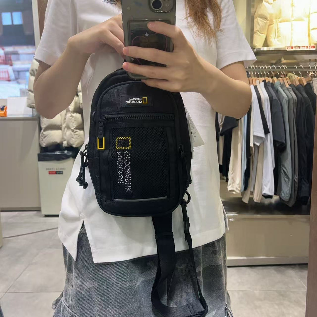 韓國 National Geographic Patch Sling Bag【NG887】