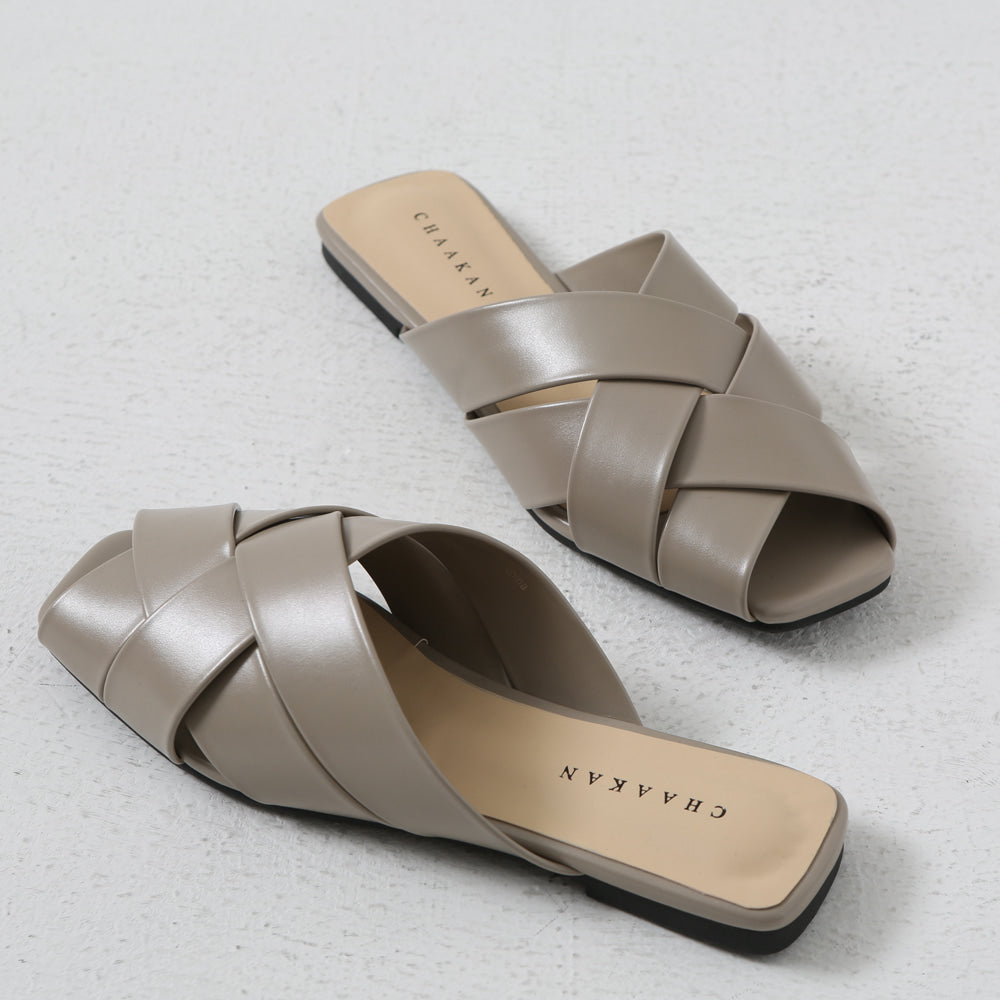 韓國 Chaakan Torred Weaving Slippers【CN014】