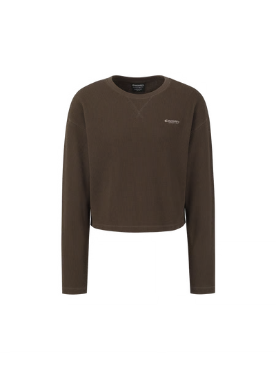 韓國 Discovery Women's Waffle Long Sleeve Tee【DY403】