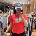 韓國 Marithe Francois Girbaud W Aerocool Resort Graphic Tee【MD307】