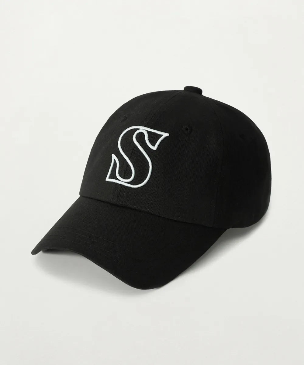 韓國 Satur S Logo Vintage Casual Ball Cap【SR358】