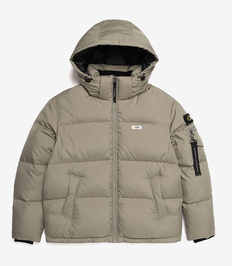 韓國 National Geographic 男款 Short Duck Down Hoodie Jumper【NG1122】