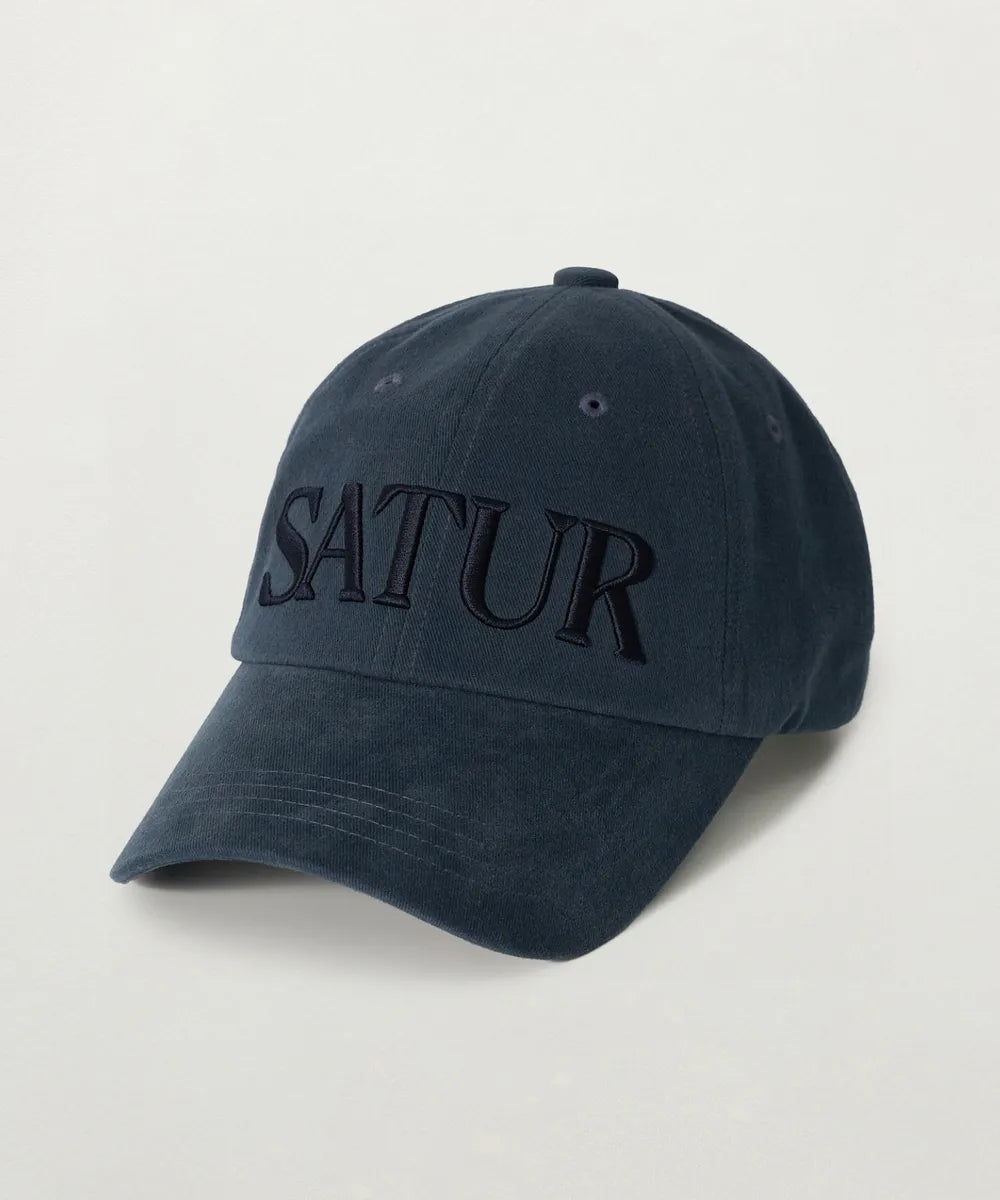韓國 Satur Vintage Casual Volume Embroidery Ball Cap【SR354】