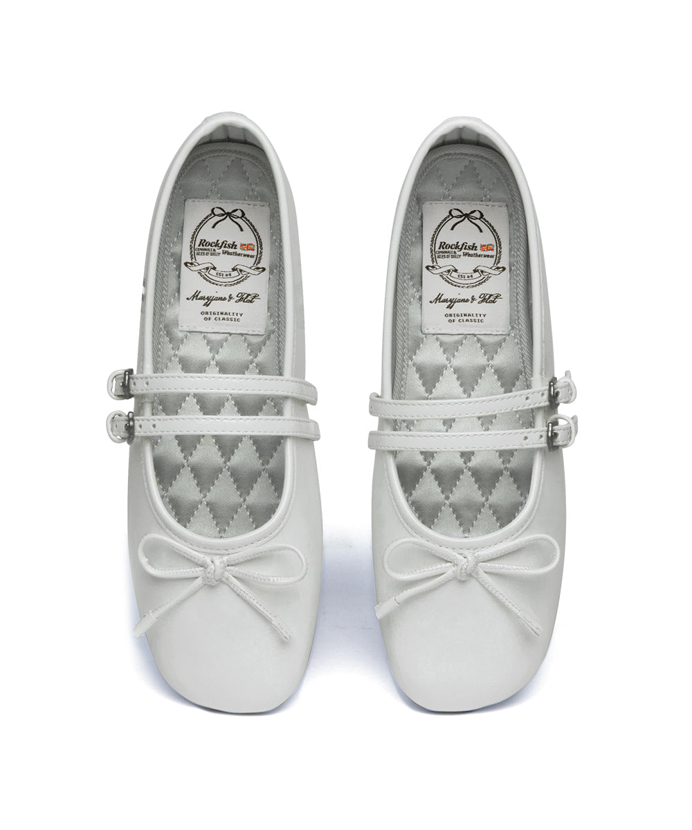 韓國 Rockfish Square Toe Two Strap MJ (Enamel)【RH012】
