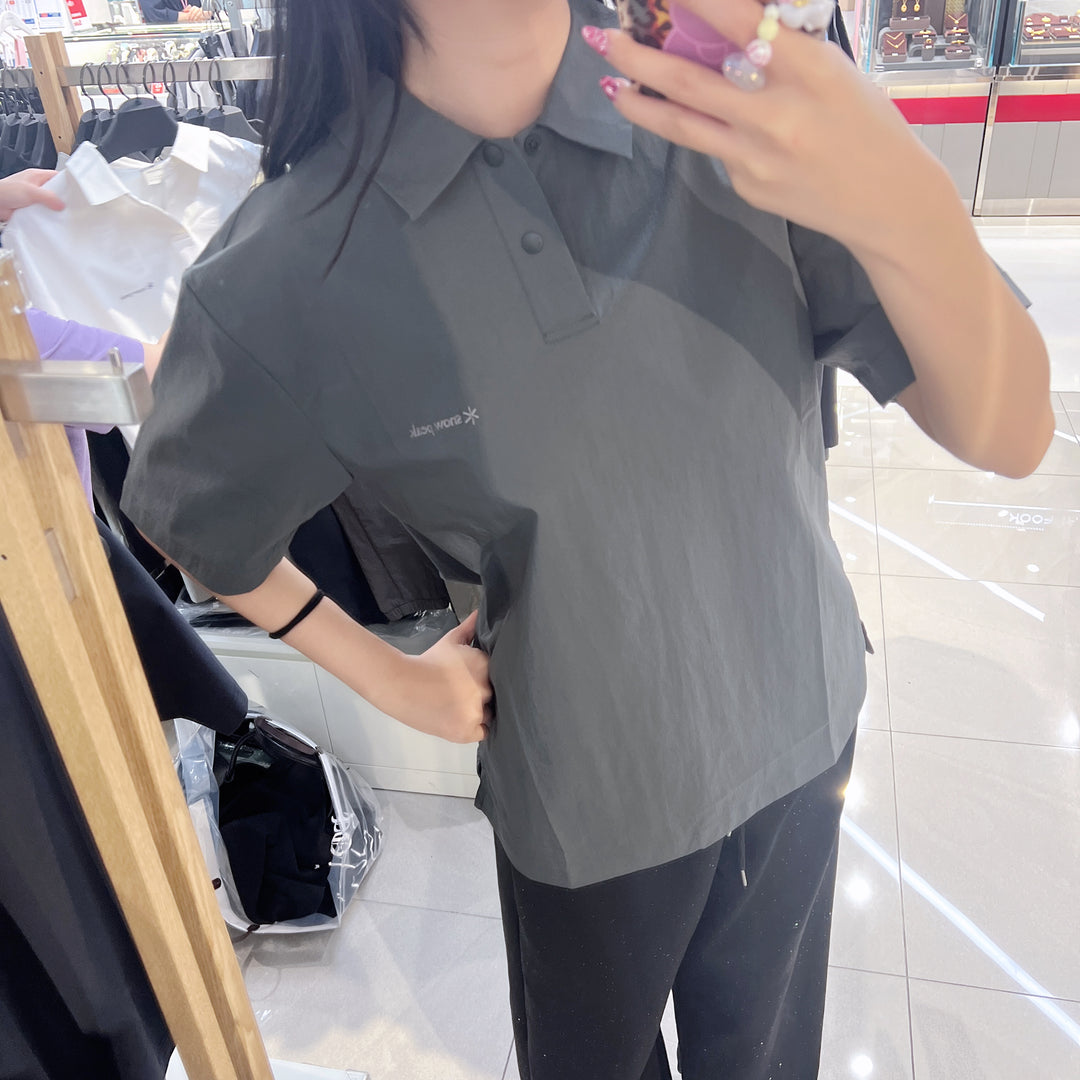 韓國 Snowpeak Root Short Sleeve Polo Shirt (防水防曬面料)【SN143】