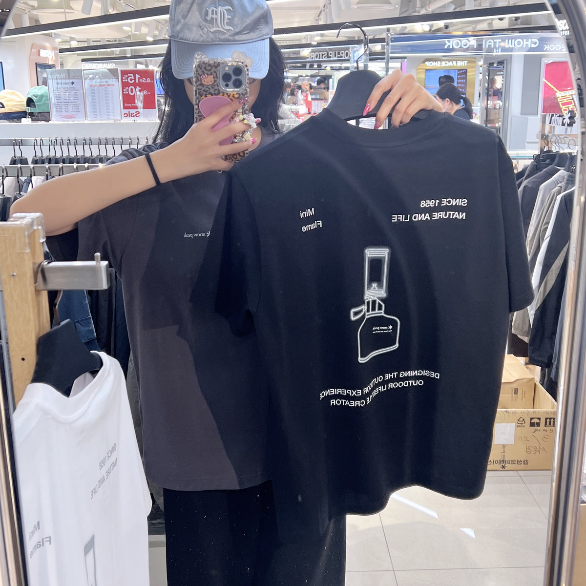 韓國 Snowpeak Aerocool Lamp Graphic Short Sleeve T-shirt (涼爽面料)【SN122】