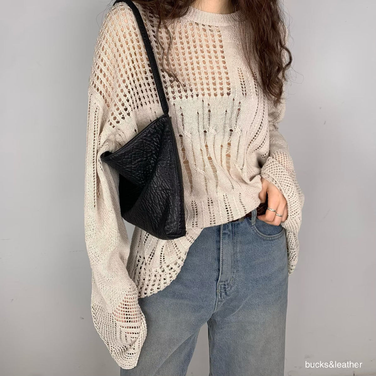 韓國 Bucks & Leather 新款腋下單肩包小號【SM2319】