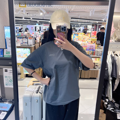 韓國 National Geographic Kraz Back Graphic Semi-Overfit Short Sleeve T-shirt【NG859】