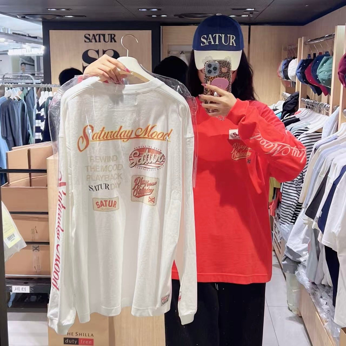 韓國 Satur 90s Playback Long Sleeve (男女同款)【SR324】