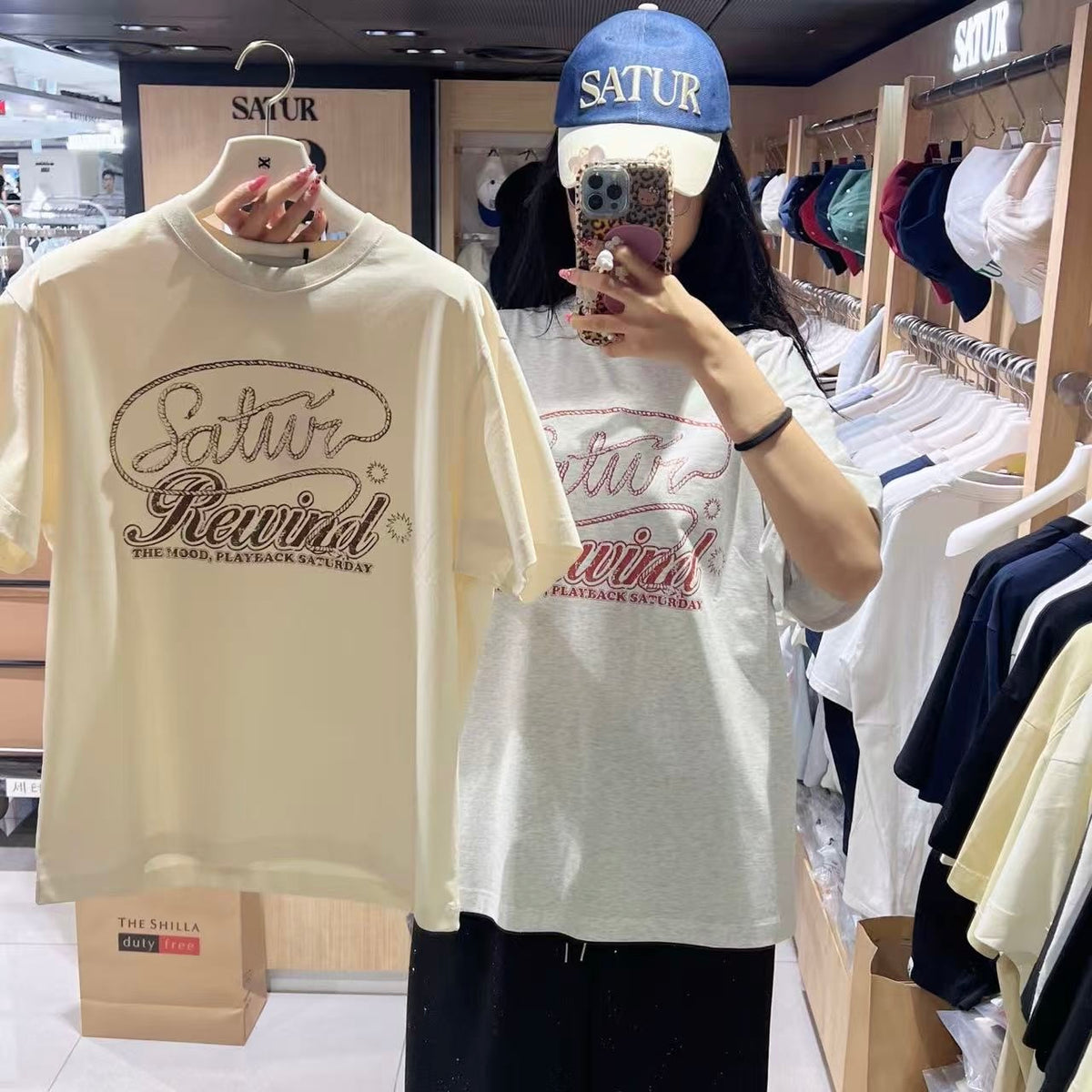 韓國 Satur T-Shirt (男女同款)【SR321】