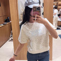 韓國 Marithe Francois Girbaud W Vintage Classic Logo Half Sweatshirt【MD207】
