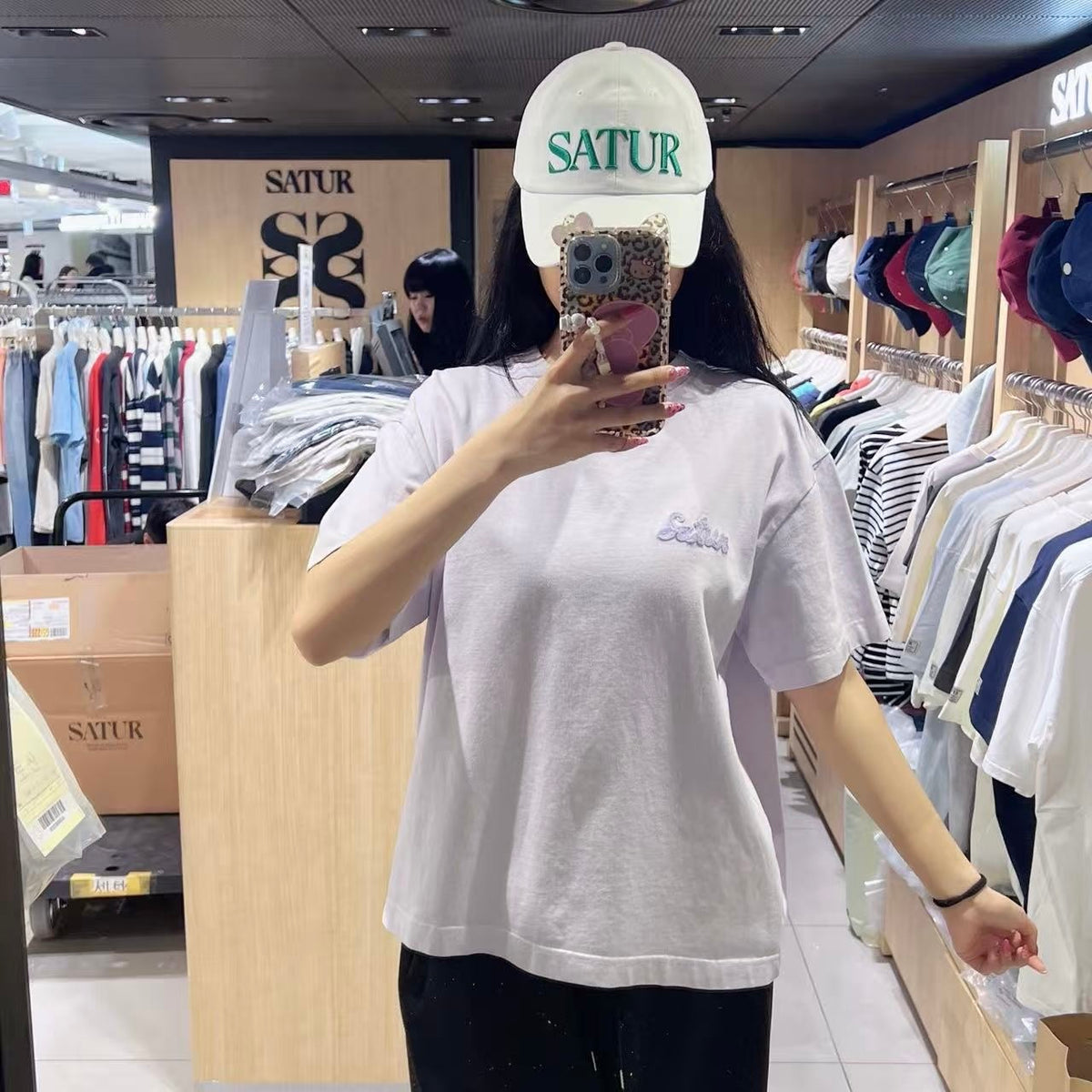 韓國 Satur T-Shirt (男女同款)【SR313】