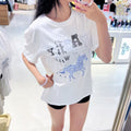 韓國 Wacky Willy Women's Hotfix Short Sleeve T-shirt【WW281】