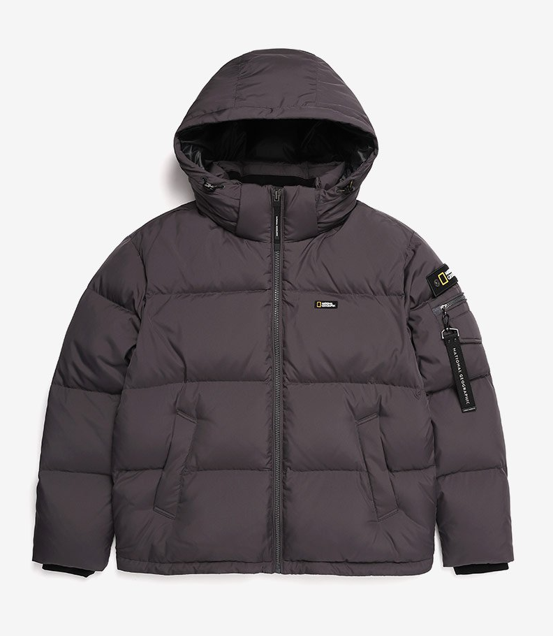 韓國 National Geographic 男款 Short Duck Down Hoodie Jumper【NG1122】