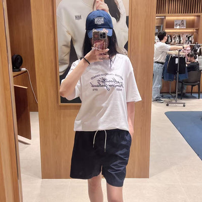 韓國 Marithe Francois Girbaud Logo Tee+Nylon Shorts Set-Up【MD298】