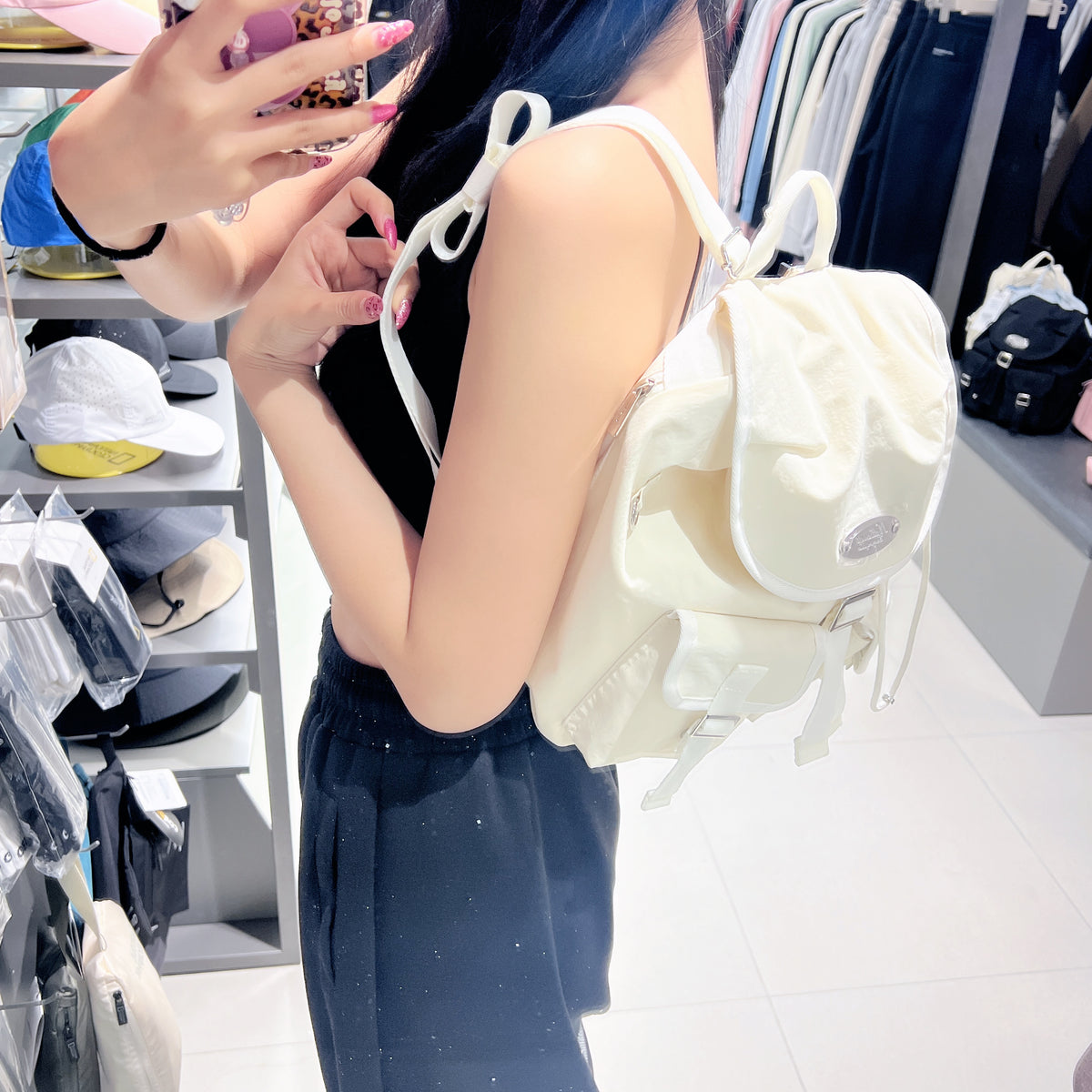 韓國 National Geographic Women's Lumi Double Pocket Backpack【NG1023】