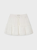韓國 WhoAU Dobby Short Tiered Skirt【WA309】