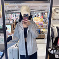 韓國 National Geographic Adeli Cooling Stretch Semi-Overfit Stand Neck Full-Zip Jumper (涼爽速乾防曬面料)【NG868】